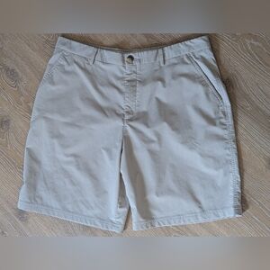 Gordon Coopers Men's Micro Pinstripe Beige Casual Golf Shorts